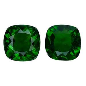 Top Grade Green Chrome Diopside Gemstone Cushion Shape Faceted Shape <b>Custom</b> Jewelry Loose Gemstone Certified Birthstone Bulk OEM - Product Image 3