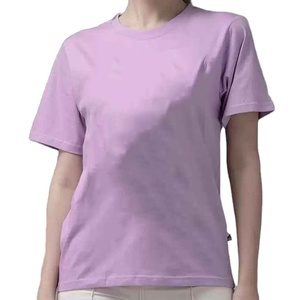 T-shirt à manches courtes pour femmes, en coton, décontracté, à la mode, été, vente en gros - Product Image 1