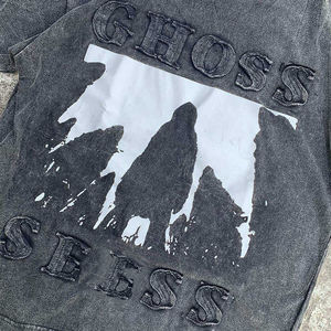 Camiseta con estampado de pantalla transpirable de algodón de alta calidad para hombre - Product Image 2