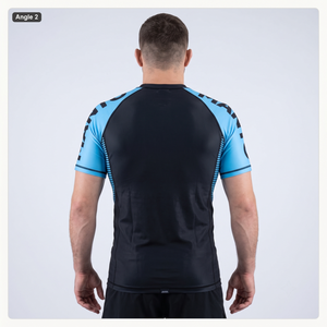 Camiseta de Compresión de Manga Corta para Artes Marciales Mixtas MANTO, Camiseta de Entrenamiento de Poliéster que Absorbe la Humedad para Hombre - Product Image 4