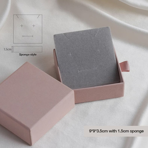 Sang Trọng Các Tông Trượt Đồ Trang Sức Nhỏ Bao Bì Hộp Với Biểu Tượng Tùy Chỉnh Cho Vòng Vòng Cổ Vòng Tay Quà Tặng Ngăn Kéo Hộp Bao Bì - Product Image 2