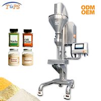 Machine de remplissage semi-automatique flexible à vis sans fin pour poudres (sel, piment, épices)