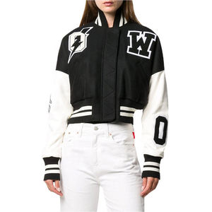 Executive Men Varsity Jacket Wool Leather Sleeve Baseball Letterman Warm Durable Comfortable Streetwear Fashion College Team - Product Image 5