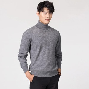 Nuevas y elegantes camisas con cuello de tortuga para hombre, sudaderas personalizadas de algodón orgánico al por mayor, sudadera transpirable de primera calidad para hombre - Product Image 2