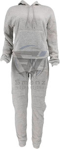Ensemble de survêtement 2 pièces pour femme 2025 en tissu Spandex/Coton tissé colorblock, respirant, coupe régulière, léger - Product Image 4
