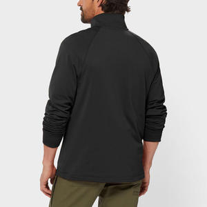 Sudaderas de Hombre con Cuello Alto y Media Cremallera, Diseño Personalizado con MOQ Bajo, Ropa Deportiva Urbana, Sudadera con Cierre de Cremallera para Gimnasio, para Chicos - Product Image 2