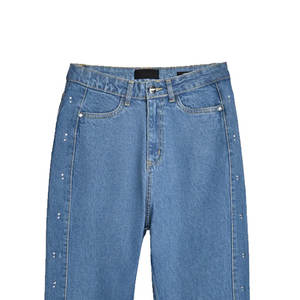 Pantalones acampanados de mujer de nuevo diseño ajustable para venta en línea pantalones vaqueros de tamaño personalizado de secado rápido transpirables de alta calidad pantalones acampanados de mujer - Product Image 4