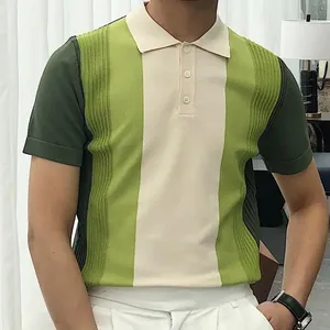 เสื้อยืดแขนสั้นผ้าแคนวาสเนื้อผสมโพลีเอสเตอร์/คอตตอน น้ำหนักเบา คุณภาพสูง ลายเรียบ รับสกรีนโลโก้ แห้งเร็ว สำหรับผู้ชาย - Product Image 4