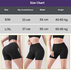 Trois quarts Fitness Yoga Shorts haute mat Nylon trois sections taille froncé hanche-levage sans couture solide soutien-gorge ensemble respirant - Product Image 5