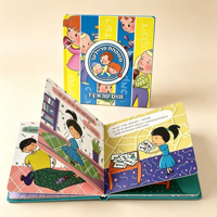 Libro Educativo Infantil de Tapa Dura con Impresión Personalizada a Bajo Precio, Divertido y Atractivo para el Aprendizaje