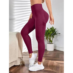 High Quality Active Wear Custom Sports Fitness <b>Leggings</b> High Waist Soft <b>Compression</b> Butt Quick Dry Yoga <b>Women</b> <b>Leggings</b> - Product Image 6