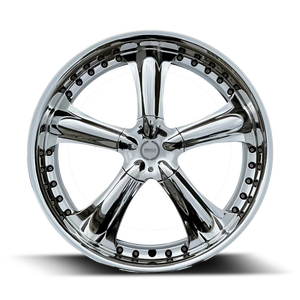 Jantes chromées en gros disponibles pour les magasins et les revendeurs, offrant une construction robuste, une brillance impeccable et une compatibilité fiable pour de nombreux véhicules - Product Image 2