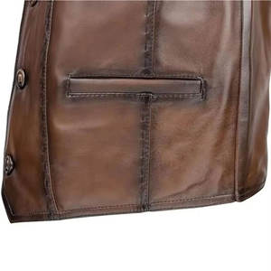 Chaleco de Cuero para Hombre, Nueva Edición, Calidad Superior, Precio Bajo, Nuevo Diseño, Alta Demanda - Product Image 5