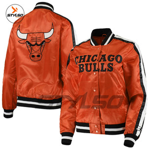 Hot Sale Custom Satin Varsity <b>Jacket</b> Custom Made Satin Varsity <b>Jacket</b> Satin <b>Baseball</b> Varsity <b>Jacket</b> - Product Image 2