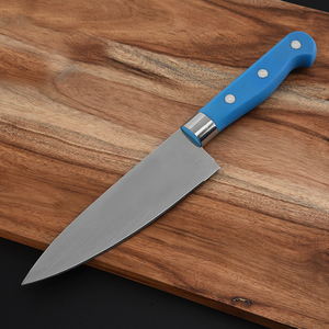Venta al por mayor, pedidos a granel personalizados, OEM, ODM, cuchillo de cocina de acero inoxidable barato para cortar carne, frutas y verduras - Product Image 5