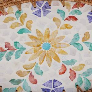 Bandeja de Servir de Bambú Hilado a Mano, Sostenible, Ovalada, con Diseño Floral Colorido, Ecológica, para Cocina y Mesa de Comedor, Venta al Por Mayor - Product Image 4