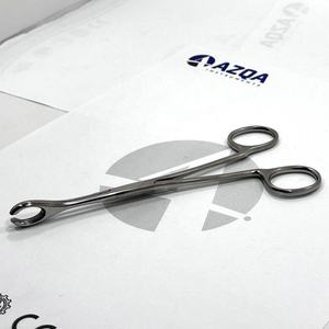 คีมจับฟองน้ำสแตนเลสเกรดมืออาชีพ พร้อมช่องขนาด 3 มม. ขนาด 6 นิ้ว สำหรับการผ่าตัดและจัดการแผล - Product Image 1