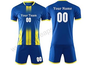 Kit de fútbol transpirable personalizado, camisetas de fútbol personalizadas, conjuntos de uniformes de fútbol, camisetas de fútbol sublimadas - Product Image 3
