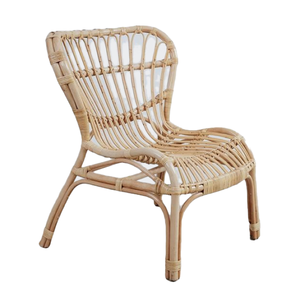 เก้าอี้หวายน้ำหนักเบาทนทานพร้อมที่นั่งสบายดีไซน์ทันสมัยสำหรับลานห้องครัวและสวนสำหรับห้องนั่งเล่น - Product Image 1