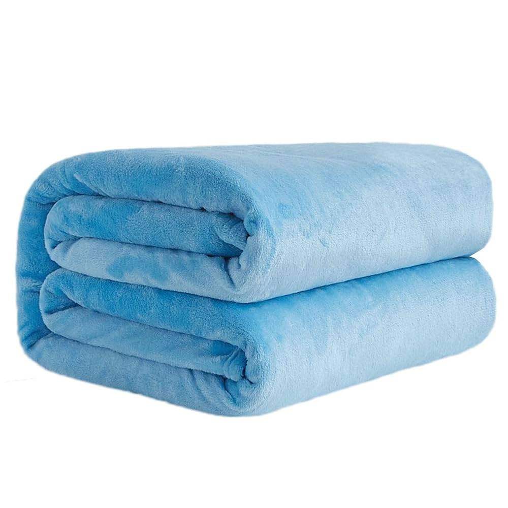 100% Polyester Flannel Fleece Throw Blanket Super Soft and Warm