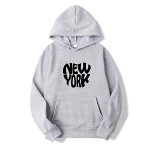New York Imprimer Hoodies Hommes Femmes Printemps Automne Lâche Polaire Sweats À Capuche Tops Sport Vêtements - Product Image 4
