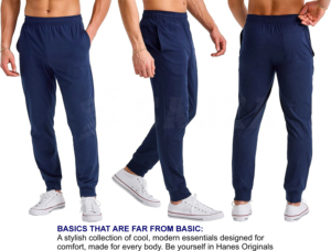 Jogging en coton personnalisé Originals, pantalon de survêtement en jersey pour hommes avec poches - Product Image 3