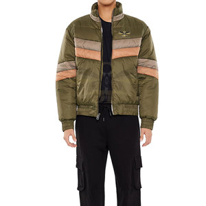 Chaqueta acolchada informal de Color sólido para hombre, ropa de calle, nueva moda, chaqueta acolchada a prueba de viento para venta en línea - Product Image 1