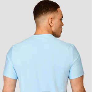 เสื้อยืดคอกลมสไตล์ลำลองสำหรับผู้ชายโลโก้ออกแบบได้ตามที่ต้องการเสื้อยืดสีพื้นพร้อมแผ่นพัฟแบบปักลาย DTF DTG - Product Image 1