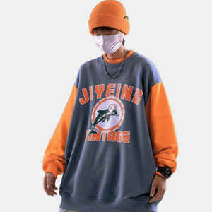 Sweat à capuche à motif tactique Cyberpunk imprimé hip hop urbain pour hommes Streetwear Techwear méthode de tissage tricoté sweat-shirt grande taille - Product Image 4