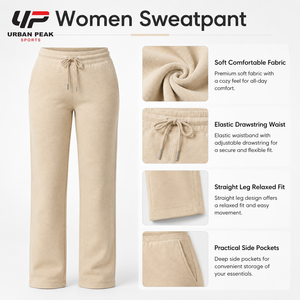 Trendy <b>Women</b> <b>Sweatpants</b> With Relaxed Wide Leg Silhouette Soft Cotton Blend Fabric And Modern Styling For Everyday Casual Wear - Product Image 6