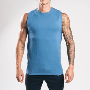 Nueva Camiseta Deportiva Personalizada para Hombre, Transpirable, Elástica, de Punto, con Cuello en V, de Algodón/Fibra - Product Image 1