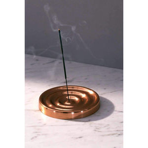 Polished Copper Metal <b>Incense</b> <b>Stick</b> <b>Holder</b> Round Shape Ideal <b>for</b> Aromatherapy Home Decoration and Bakhoor Display From India - Product Image 1