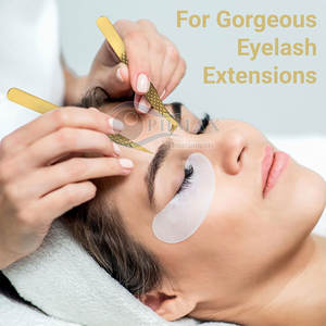 Pinzas para pestañas recubiertas de oro de primera calidad, herramienta de punta de precisión para artistas de extensión de pestañas, pinzas profesionales para pestañas con acabado dorado - Product Image 6