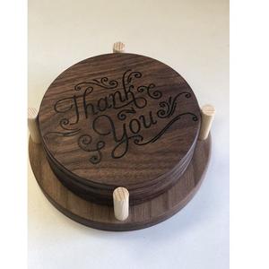 Custom Text Wood <b>Coasters</b> <b>Drink</b> Mats Cup Tumbler Pads Round Square Heat Resistant Pad Wood Handmade <b>Coaster</b> Handmade <b>Coaster</b> - Product Image 5
