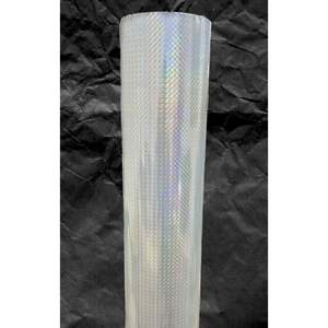 ฟิล์มโฮโลแกรม PET เมทโพลีเอสเตอร์ใส ฟิล์มขึ้นรูปยืดหยุ่นสำหรับตกแต่ง บรรจุภัณฑ์แบบม้วน 6000 เมตร สำหรับงานประดิษฐ์และผูกของ - Product Image 1