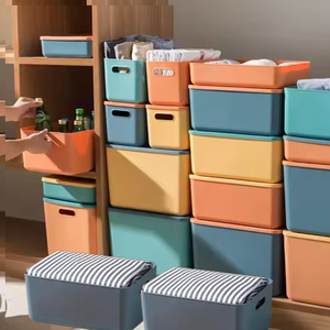 Pp Material Home Containers Boîte de rangement en plastique avec couvercle, boîte de rangement en plastique pour vêtements en plastique vietnam fabricant - Product Image 3