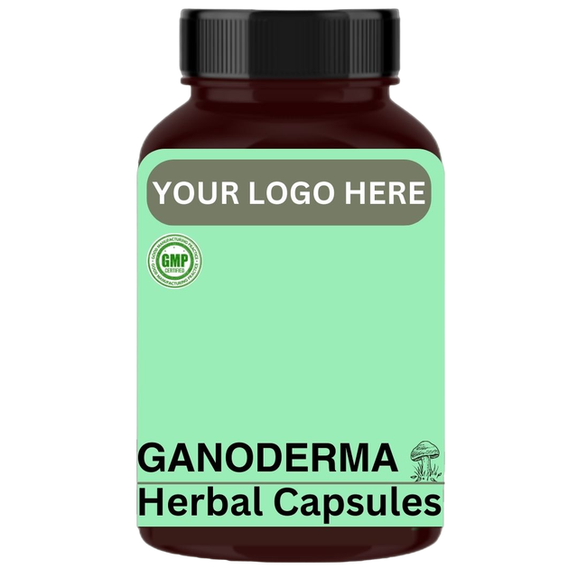 Vanity Vision Ganoderma Capsules Private Label Herbal Supplement Natural Wellness Energy Support Daily Nutrition Adults 3-Year