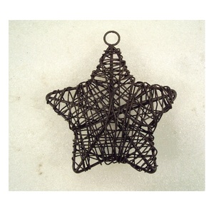 Black Iron Wire <b>Hanging</b> <b>Star</b> Ornaments For Home Christmas X Mas Tree Decorative <b>Hanging</b> Ornaments - Product Image 1