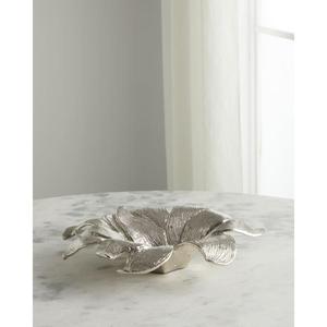 Feuille d'érable argentée Plat de table Présentoir décoratif Snacks Pâtisseries Cupcakes Plateau Bol Design moderne Plateaux de service Coût de gros - Product Image 3