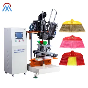 Meixin Automatische 2 As Tufting Machine Huishoudelijke Vloer Clearing Duurzame En Professionele Plastic Bezem Borstel Maken Machine