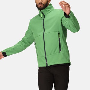 Veste Softshell zippée de haute qualité pour l'extérieur Prix ​​bas Entièrement personnalisée Veste d'hiver pour homme Veste zippée de chasse - Product Image 2