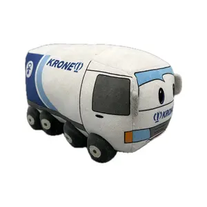 Children Education Plush Stuffed Toy Vehicle Truck Car Bus Soft Toy Plush Toy For Kids Gift Custom Color Logo Mascot