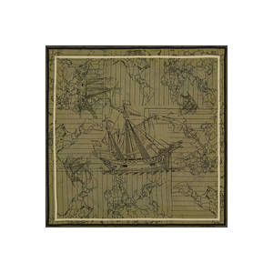 Colorful 90x90 Bosphorus Double-Sided <b>Silk</b> Twill Square <b>Scarf</b> with Digital Print - Product Image 4