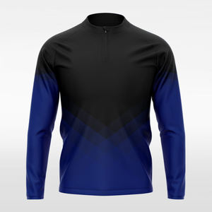 Chemises de sport réversibles à fermeture éclair sur le côté, écologiques, personnalisées par sublimation, légères, respirantes, maillot d'entraînement, haut de performance - Product Image 3