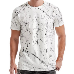 T-shirt en coton uni pour homme, basique, coupe confortable, haute qualité, OEM - Product Image 5