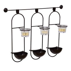 Hot Selling Custom Design Iron Metal <b>Lighting</b> Indoor <b>Wall</b> Mounted Candle <b>Sconce</b> Wedding Decoration Metal Candle Holder - Product Image 6