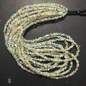 Piedras preciosas en bruto de ópalo de fuego etíope, cuentas de piedra Natural para hacer collares, cuentas únicas de ópalo de fuego - Product Image 1