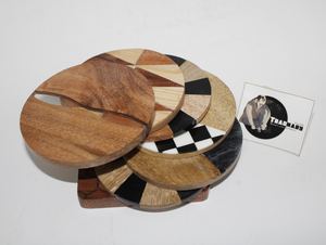 Tradtanary Pvt Ltd's Resin Coaster Set for Drinks Stone and <b>Paper</b> Material with Sublimation Feature for Beer - Product Image 6