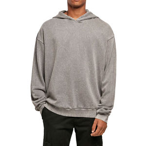 Sweat-shirt à capuche pour homme en gros 2025, sweat-shirt décontracté uni pour homme, sweat-shirt respirant avec logo et design personnalisés - Product Image 1