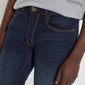 Pantalones vaqueros formales de cintura alta de peso medio para hombre, cómodos pantalones transpirables personalizados para exteriores para verano y otoño con diseño de servicio OEM - Product Image 4